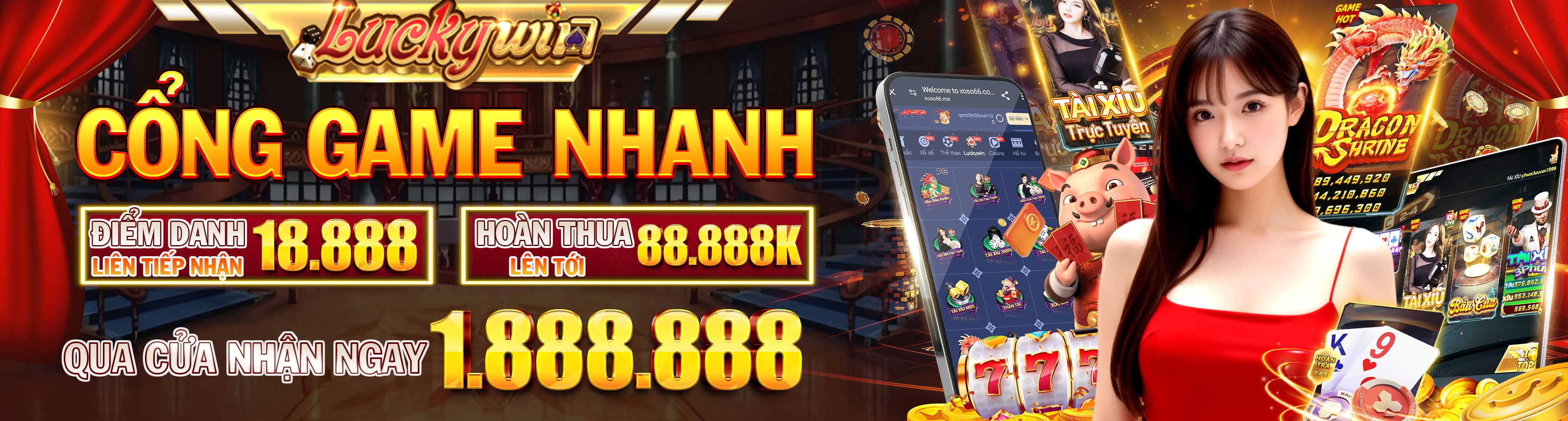 Hình ảnh quảng cáo của j888 hiển thị nền tảng và các lợi ích